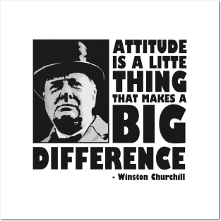 Winston Churchill - Motivational Quote Posters and Art